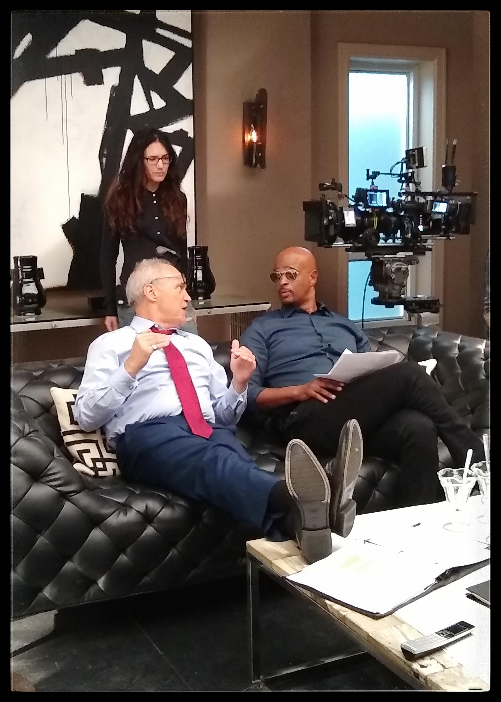 On set of Lethal Weapon
